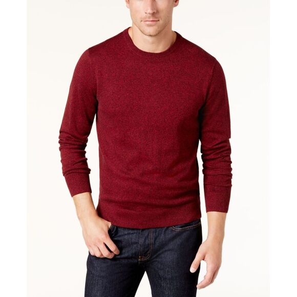 Tommy Hilfiger Mens Solid Cashmere Blend Sweater - Picture 1 of 2